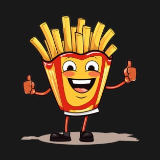 kawaii french fries T-Shirt cute potatofood T-Shirt