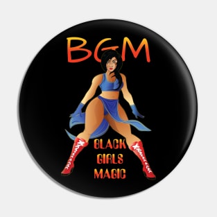 black  anime girls magic 13 Pin