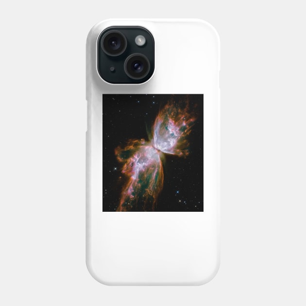 Butterfly planetary nebula, HST image (C021/9253) Phone Case by SciencePhoto