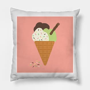 ice cream cone Pillow