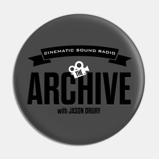 The Archive with Jason Drury Logo Pin