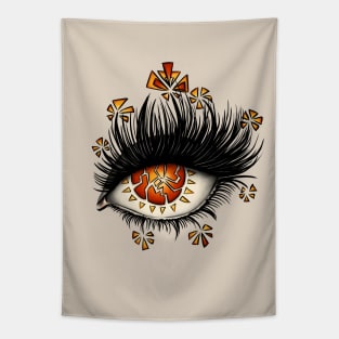 Fractured Lava Eye Tapestry