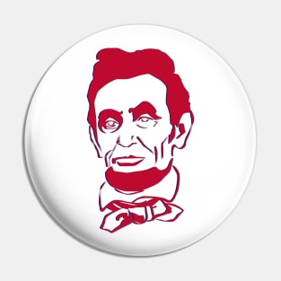 Abraham Lincoln Old Glory Pin