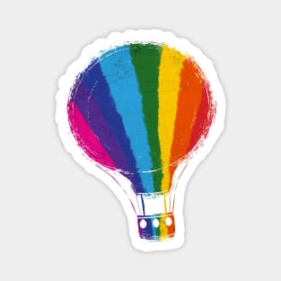 Lgbt pride flag freedom air-balloon love is love Magnet