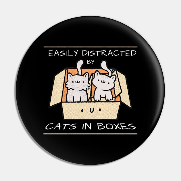 Easy distracted by cats in boxes Pin by Dogefellas