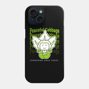 Peaceful cabbage vegetarian Phone Case