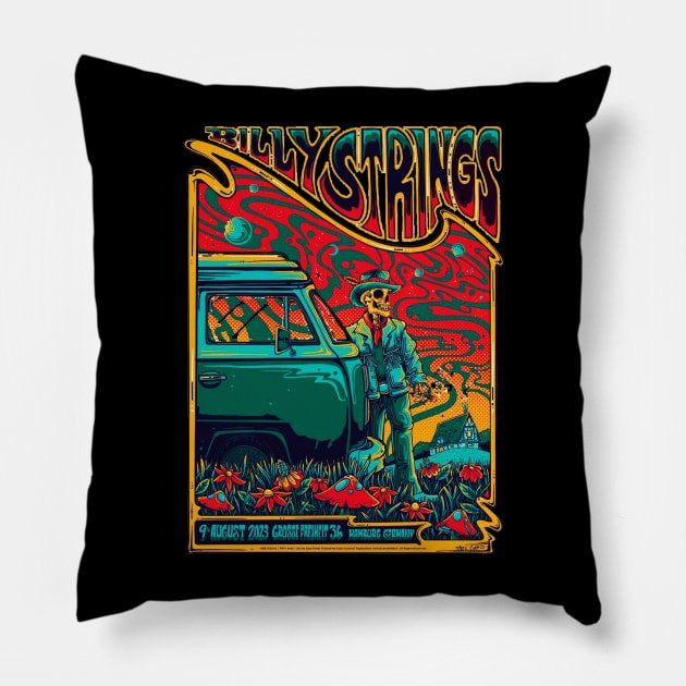 Skull Billy Pillow by Heliikopertyz