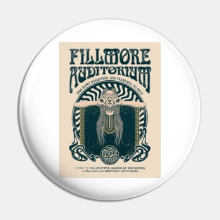 Fillmore Auditorium Psychedelic Poster Pin