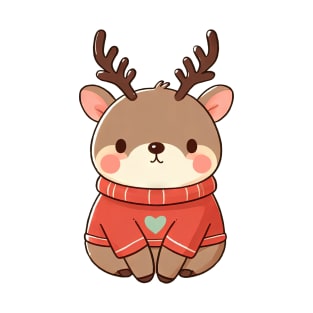 Fat Christmas Deer T-Shirt