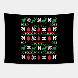 Ugly Christmas Pattern | Christmas Gifts Tapestry