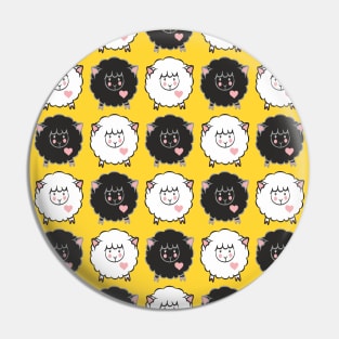 Sweet sheep pattern Pin