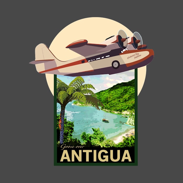 Goose over Antigua (v2) by Spyinthesky