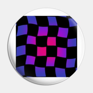 Checker Board - Bi Pride Pin