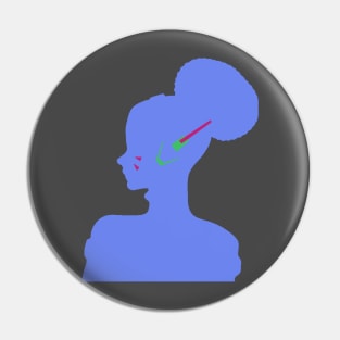 Afro Dva Pin