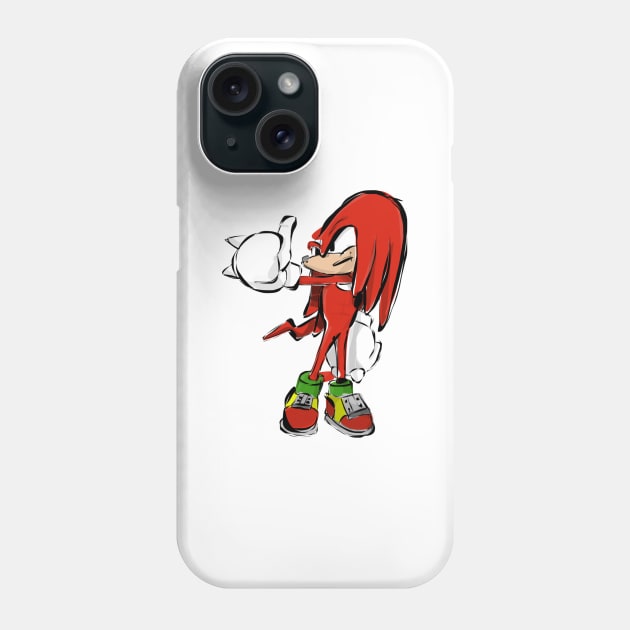 Knuckles Phone Case by eddysims