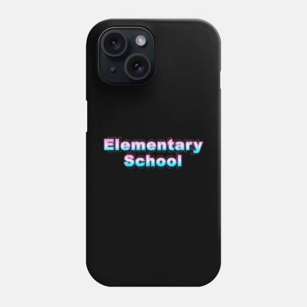 Elementary School Phone Case by Sanzida Design