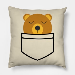 Napping Pocket Teddy Pillow