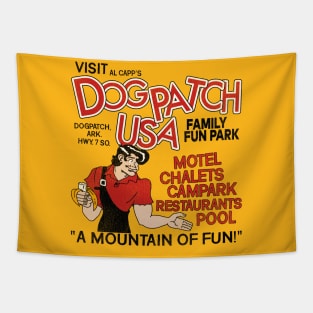 Visit Dogpatch USA Defunct Amusement Park Tapestry