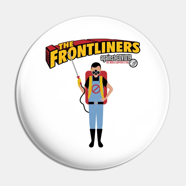 The Frontliners Cleaners Pin by opippi