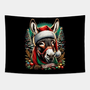 Dominick the Christmas Donkey T-Shirt Collection – Trot into Festive Fun Tapestry