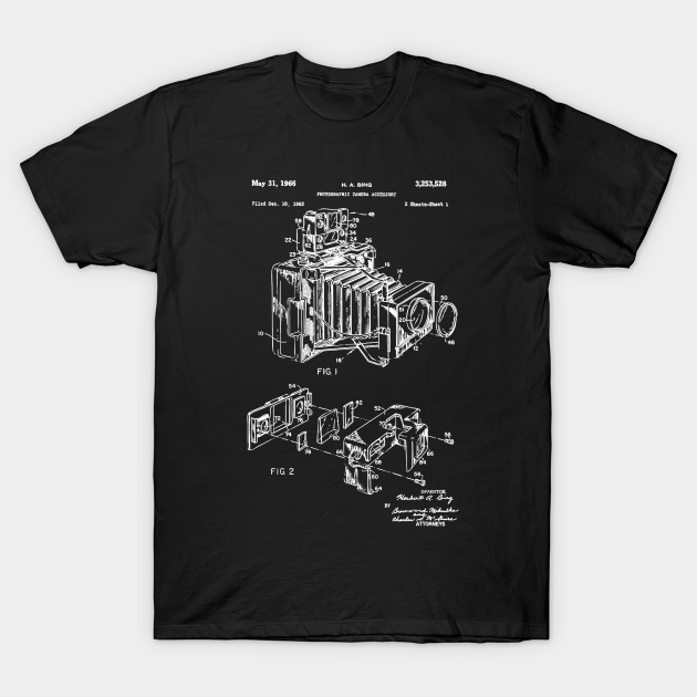 Discover Camera Patent - Camera - T-Shirt