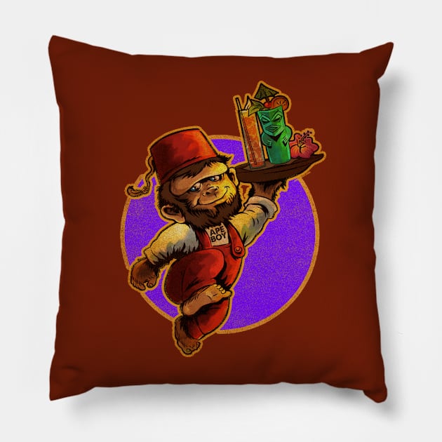 Ape Boy Pillow by zerostreet