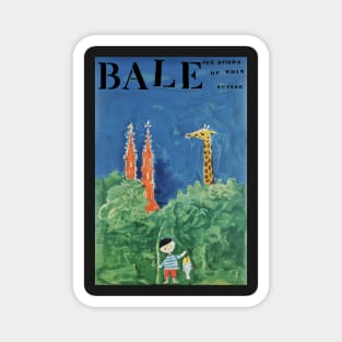 Bale,Basel,Switzerland,Travel Poster Magnet