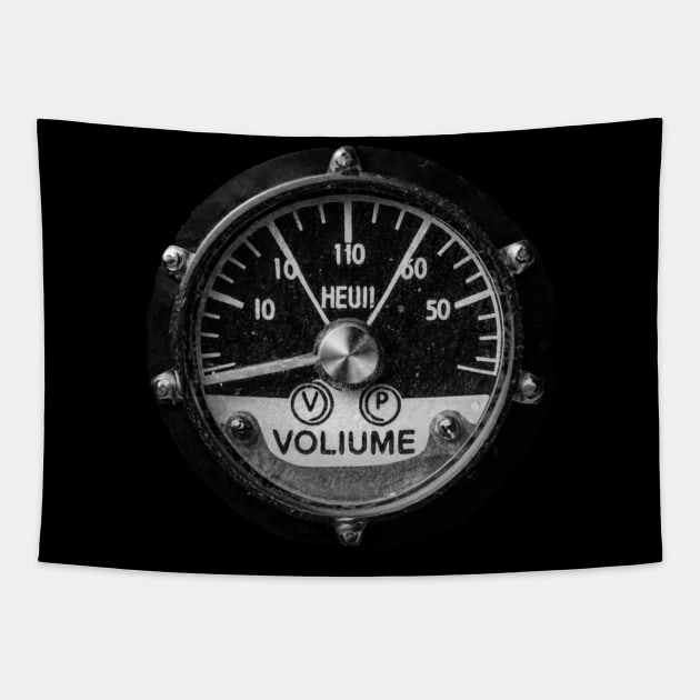 Volume VU Meter Tapestry by Aldrvnd