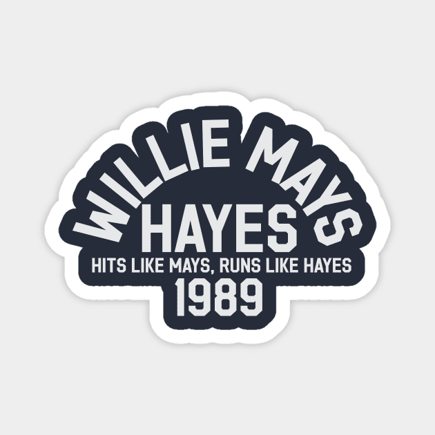 Willie Mays Hayes Magnet by HeyBeardMon