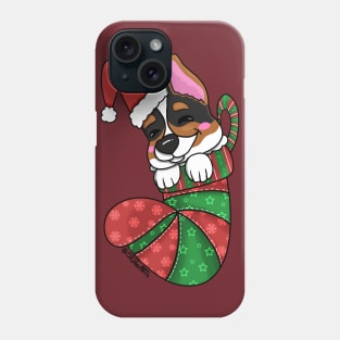 Stocking Stuffer Tri-Corgi Puppy Phone Case