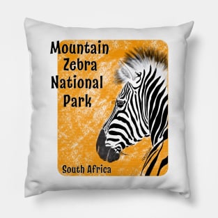 Mountain Zebra National Park, South Africa Pillow