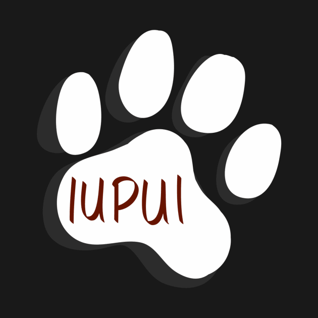 IUPUI Jaguars Paw Print by turbo-swift