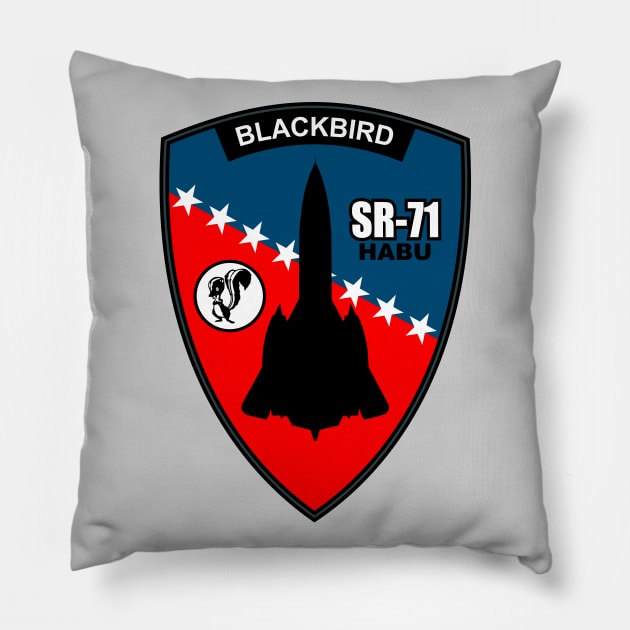 SR-71 Blackbird Habu Pillow by TCP