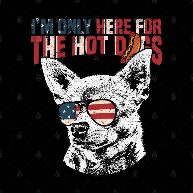 Chihuahua Shirt Funny 4th of July by Madfido