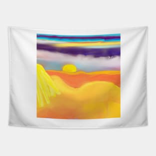 Sunset on the Beach Tapestry