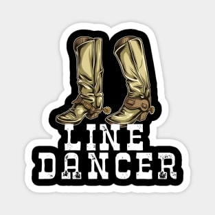 Line Dancer Boots Design Magnet