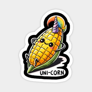 Uni Corn Unicorn Crop Magnet