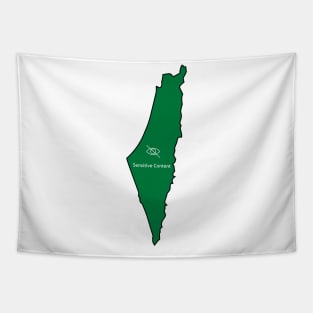 I Love Palestine My Homeland Palestinian Map And The Most Scared Place Tapestry