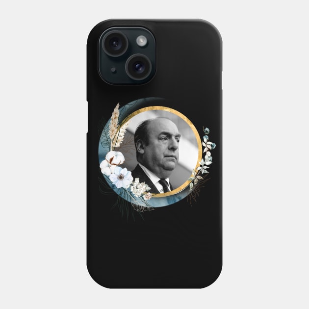 Pablo Neruda Phone Case by TheLiterarian