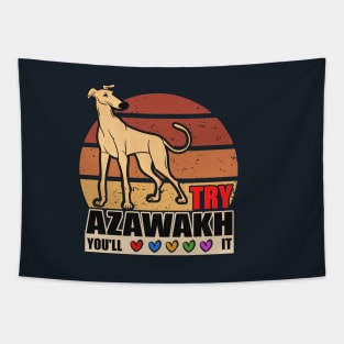 Azawakh Dog Retro Tapestry