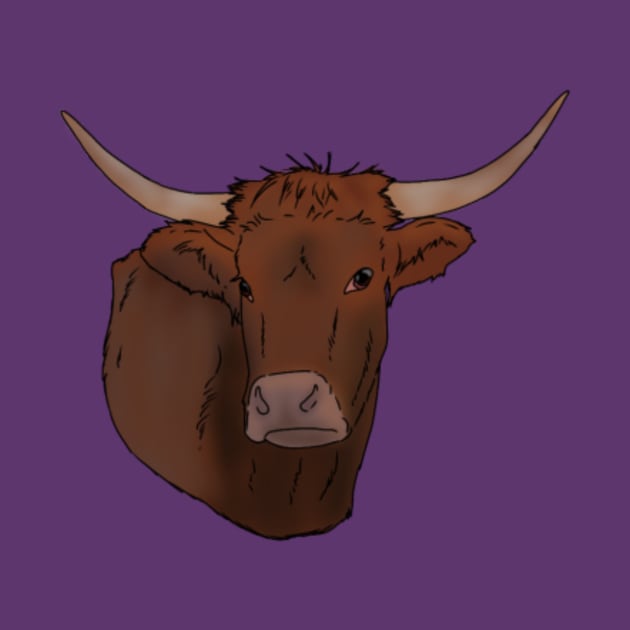 Texas Longhorn Head by Animals shop