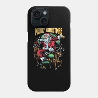 Skate Santa Phone Case