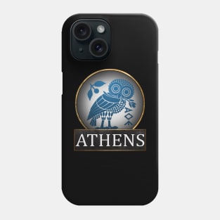 Ancient Athens Athenian Owl Symbol of Athena Phone Case