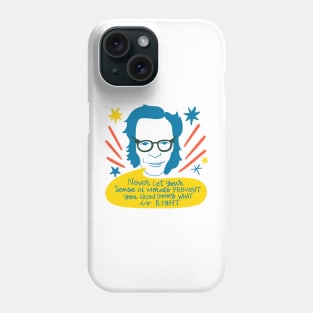 Isaac Asimov quote Phone Case