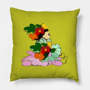 The Nature Girl Pillow