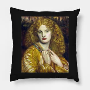 Helen of Troy - Dante Gabriel Rossetti Pillow