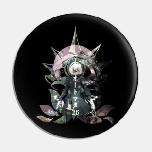 NieR Automata 2B garden Pin