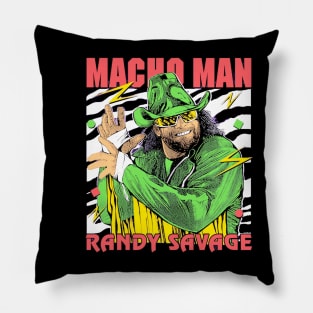 Macho Man Randy Savage Neon Pillow