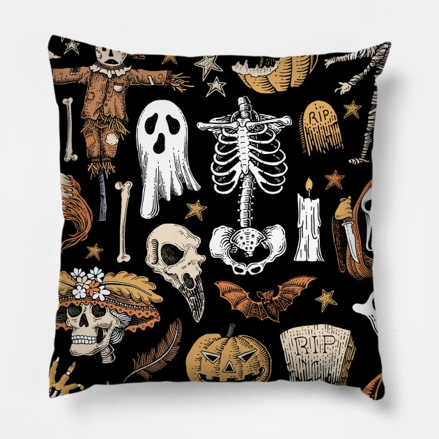 Halloween Pillow by Nasitama