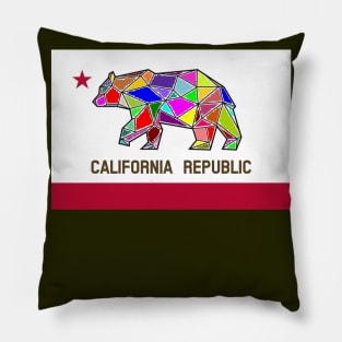 Mosaic CA Bear Pillow